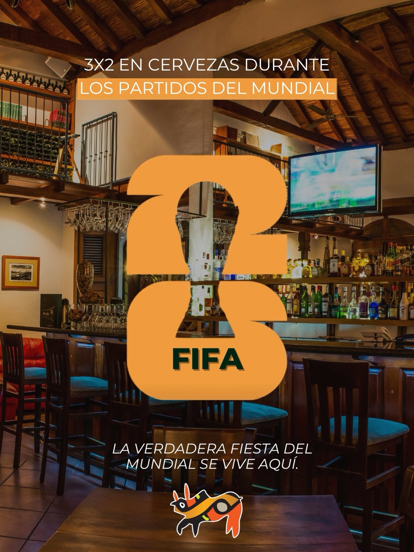 ¡Que ruede el balón y empiece la celebración! 🍻⚽

Vive toda la emoción del Mundial con nosotros y aprovecha nuestro 3x2 en cervezas durante cada partido. Reúne a tus amigos, disfruta del mejor ambiente y apoya a tu selección favorita mientras brindas por cada gol.

¡Te esperamos para vivir cada minuto de esta pasión mundialista! 🌎⚽🍻