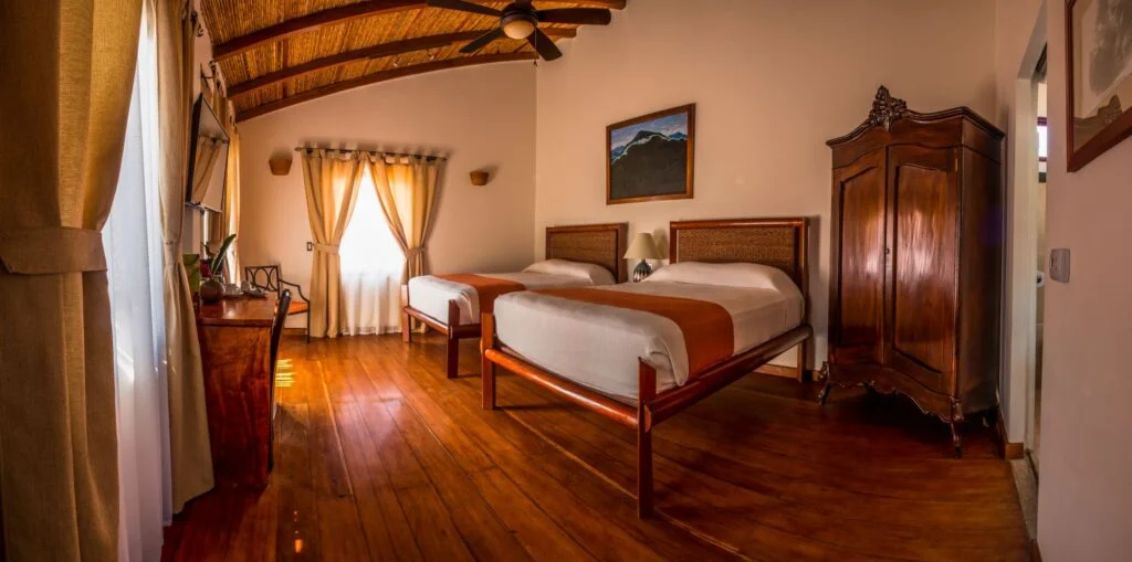 Lapa Double Queen Room at Hotel Estrada in Granada, Nicaragua